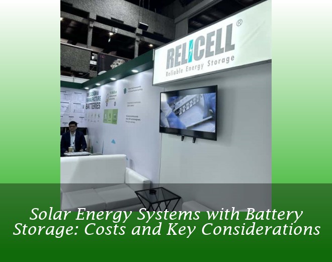 Solar Energy Systems with Battery Storage: Costs and Key Considerations
